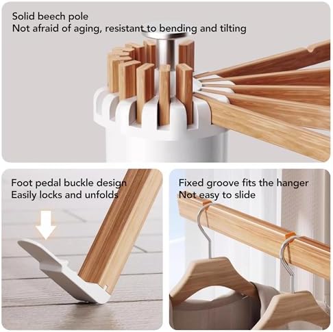 LIENAHU Clothes Drying Rack Tripod,Drying Rack Clothing,Laundry Drying Rack,F...