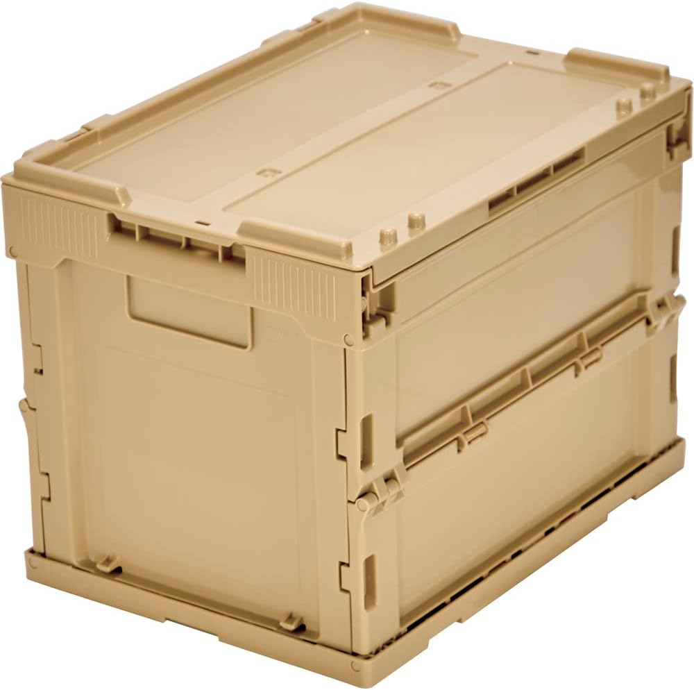 TRUSCO TR-SC20-LS Alpha Folding Container with Lid, 6.3 gal (20 L), LS Color,...