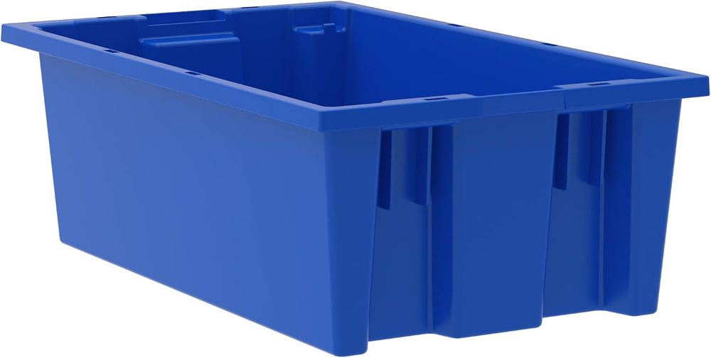 Akro-Mils 35180 Nest and Stack Plastic Storage Container and Distribution Tot...
