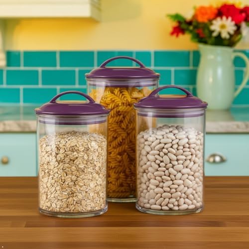 Reston Lloyd Food Storage Containers, BPA Free Airtight Canisters for Cereal,...