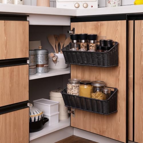 GRANNY SAYS Hanging Wall Basket, Wall Mount Basket for Kitchen, 2 Pack