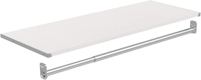 ClosetMaid Modular Closet Collection Shelf and Hang Rod Accessory Kit, 36-Inch Shelf and Hang Rod Kit