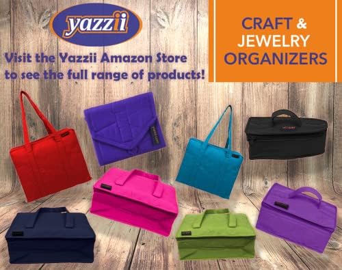 Yazzii Oval Craft Organizer Bag - Portable Organizer - Arts & Crafts Stor...
