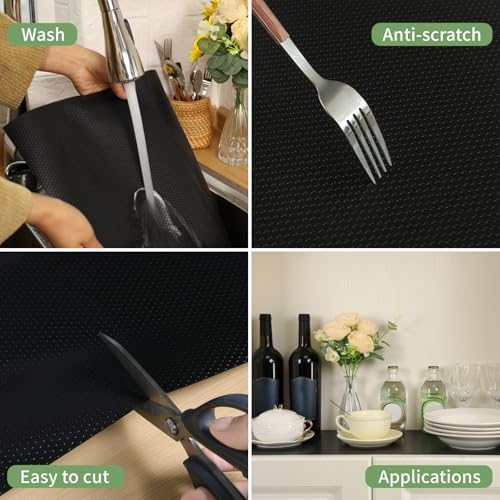 Shelf Liners 20 inch x 20 ft Shelf Liners for Kitchen cabinets nonstick Shelf...