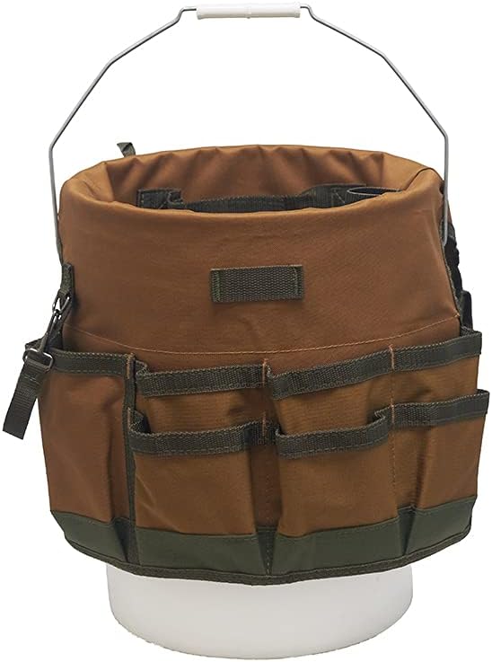 Bucket Boss Tool Belt and Bucket Tool Organizer Bundle