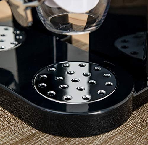 ZevrO Dry Food & Cereal Dispenser, 4.4 Cups, Black, Original Dual
