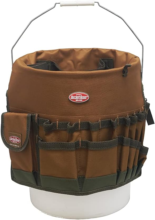 Bucket Boss Tool Belt and Bucket Tool Organizer Bundle