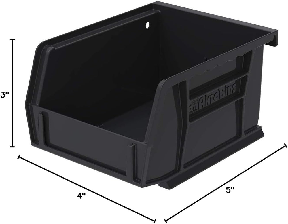 Akro-Mils 30210 AkroBins Plastic Hanging Stackable Storage Organizer Bin, 5-I...