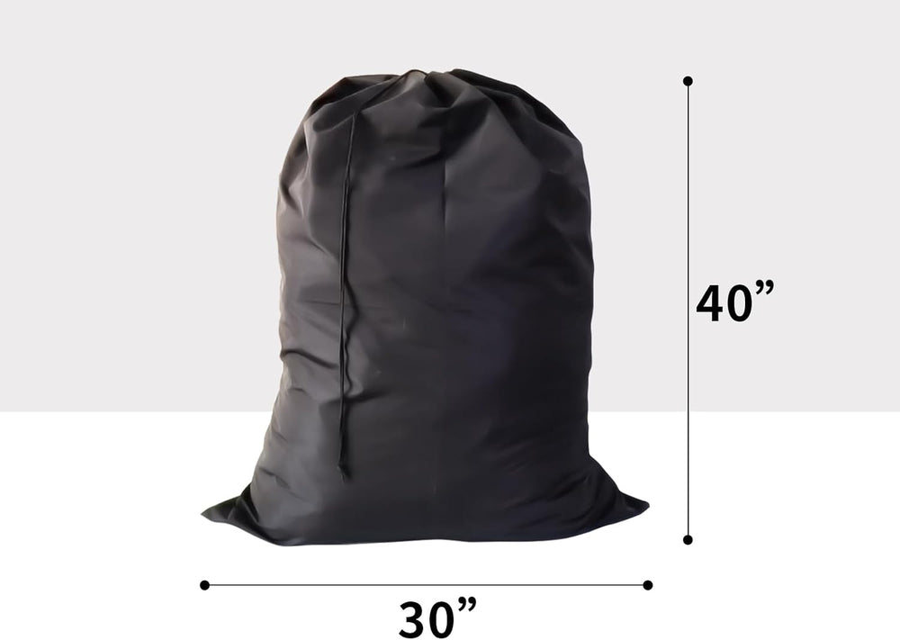 Extra Large Laundry Bag 30"x40", Black, 18 Pack