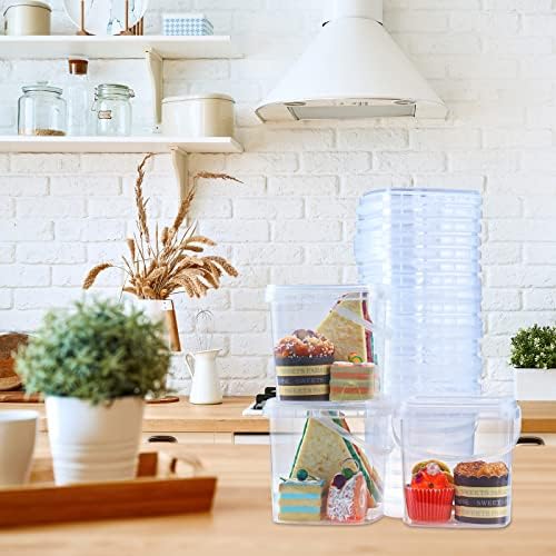 Macarrie 50 Pack 17 Oz Square Deli Containers with Lids Food Storage