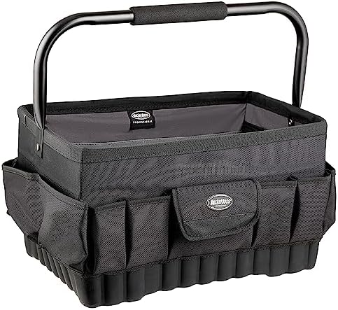 Bucket Boss - Pro Tool Tote 18, Tool Bags - Professional Series (74018), Blac...