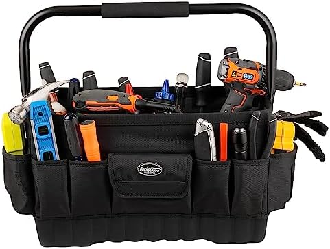 Bucket Boss - Pro Tool Tote 18, Tool Bags - Professional Series (74018), Blac...