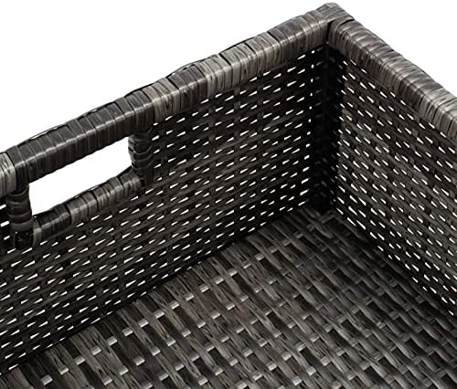 SAFAVIEH Outdoor - Pramla Settee and Ottoman Set - Grey Brown & White - S...