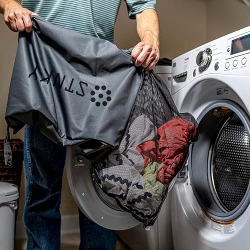 STNKY Bag Pro - Laundry Bags With Zips, Handles and Internal Mesh Bag for Tra...