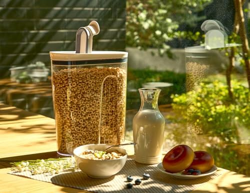 Felli Cereal Container Storage Airtight Holds 32 oz Family Size Breakfast Box...