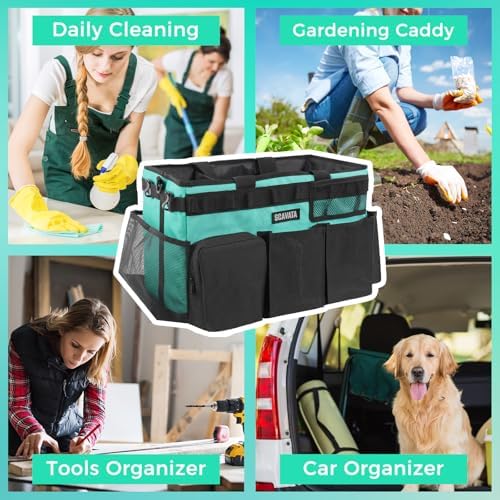 SCAVATA Wearable Cleaning Caddy Bag, Cleaning Caddy Supplies Organizer with H...
