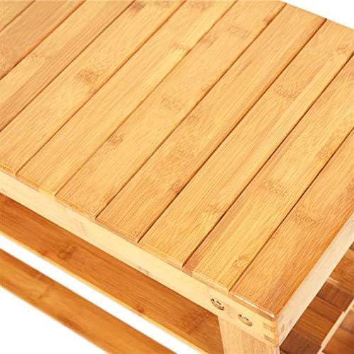 3 Tier Shoe Rack with Bench, Premium Bamboo Shoe Storage Shelf or Shoe Rack B...