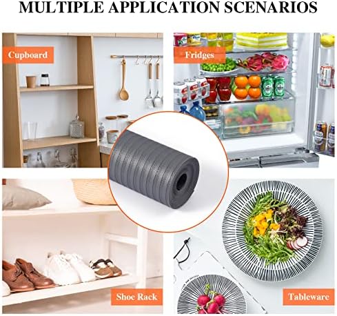 Mcrbeay Shelf Liner Non Adhesive, Washable Cabinet Liners for Shelves