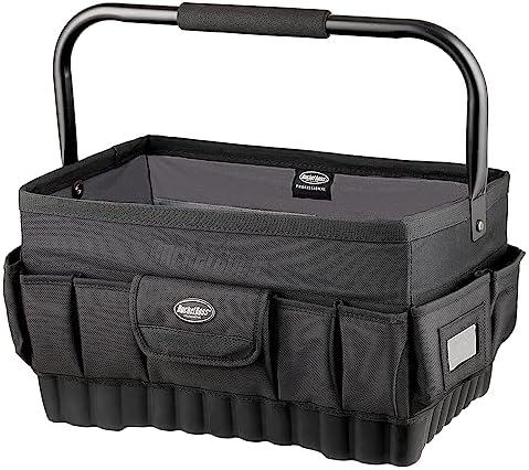 Bucket Boss - Pro Tool Tote 18, Tool Bags - Professional Series (74018), Blac...
