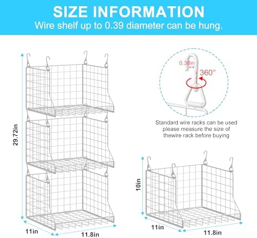 3-Tier Foldable Laundry Basket Organizer with Rotating Hooks(no wire shelf)