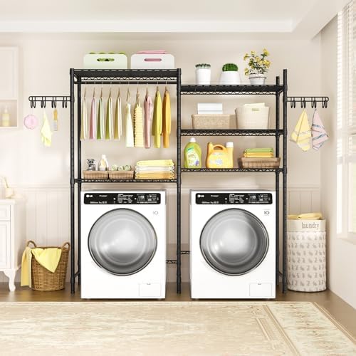 Ulif U5 Over the Washer and Dryer Storage Shelf, Laundry Room Space Saver