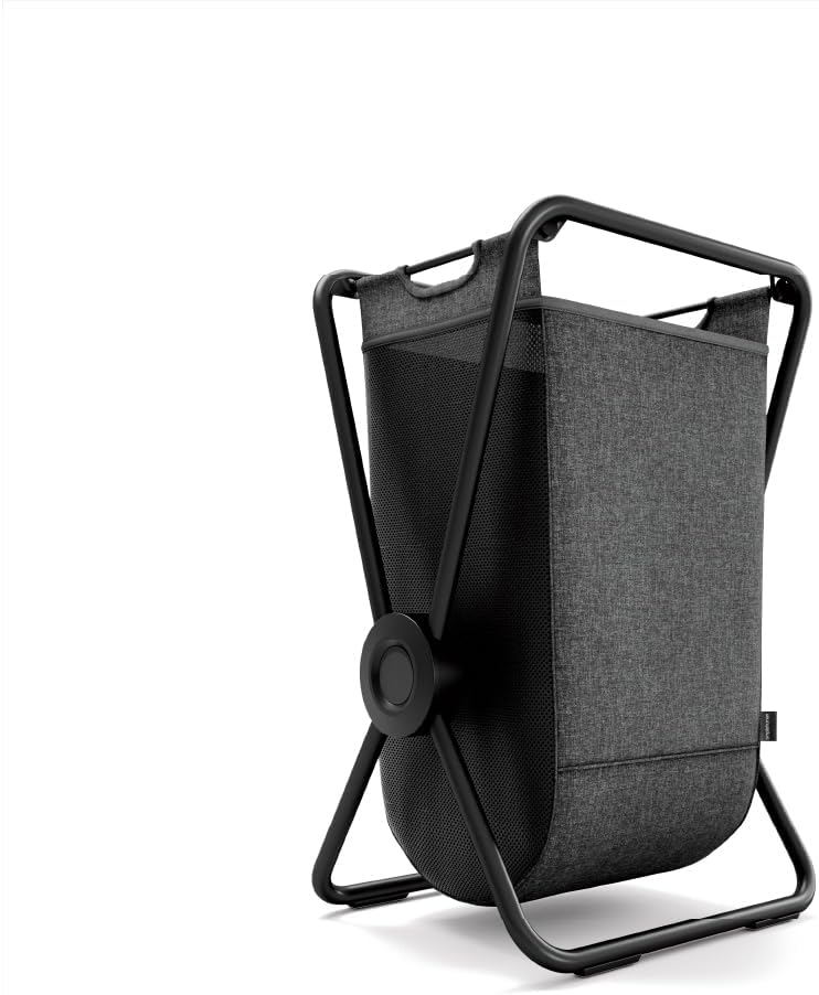 simplehuman X-Frame Hamper, Single Compartment Laundry Hamper for Bedroom Bat...