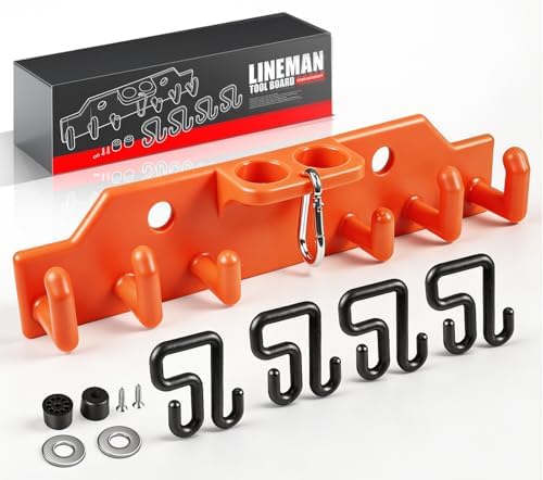Lineman Tool Board, Bucket Truck Tool Organizer with 2" & 3" Ae...