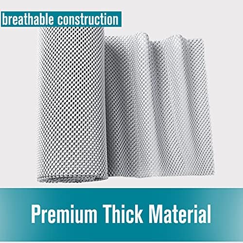 Drawer Shelf and Cabinet Liner, Thick Strong Grip, Non-Adhesive Liners Protec...