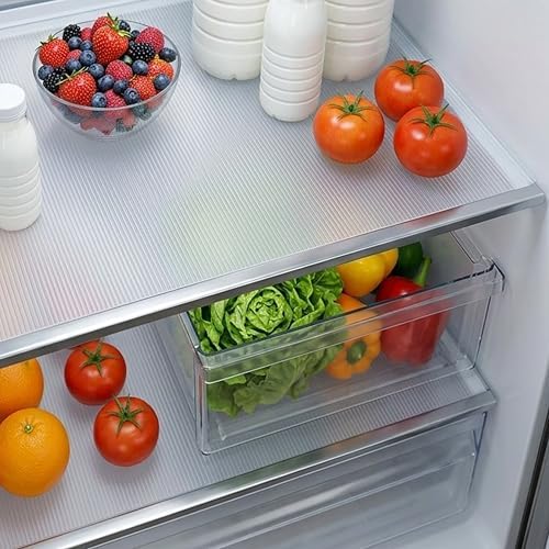 Shelf Liners for Kitchen Cabinets Non Adhesive 24 Inch Wide X 20 Ft Clear Non...