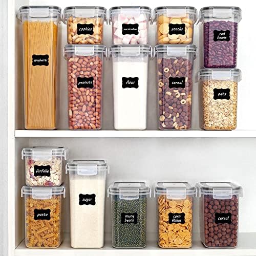 Vtopmart 24 PCS Food Storage Container Sets and 3 PCS Cereal Containers