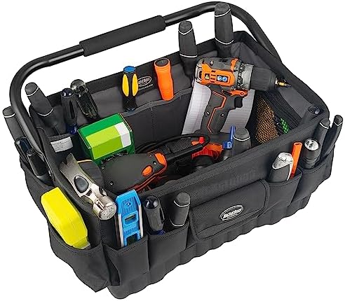 Bucket Boss - Pro Tool Tote 18, Tool Bags - Professional Series (74018), Blac...