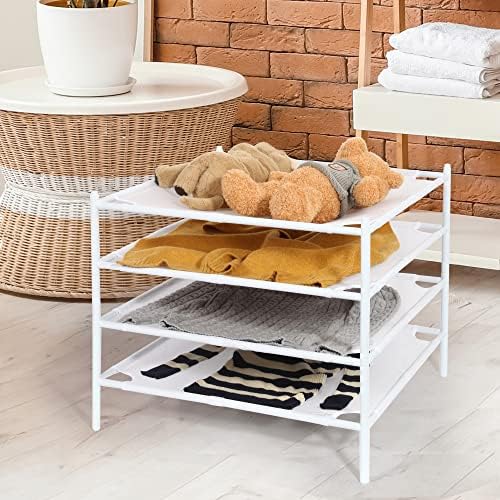 STORAGE MANIAC Sweater Drying Rack, Mesh Clothes Drying Rack, Stackable Laund...
