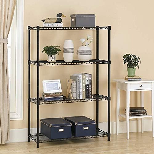 BestOffice 36"x14"x54" 4 Tier Layer Shelf Adjustable Steel Com...