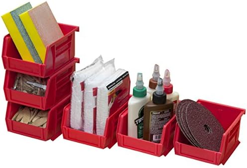 Akro-Mils 30210 AkroBins Plastic Storage Bins, Space-Saving Stackable Bins fo...