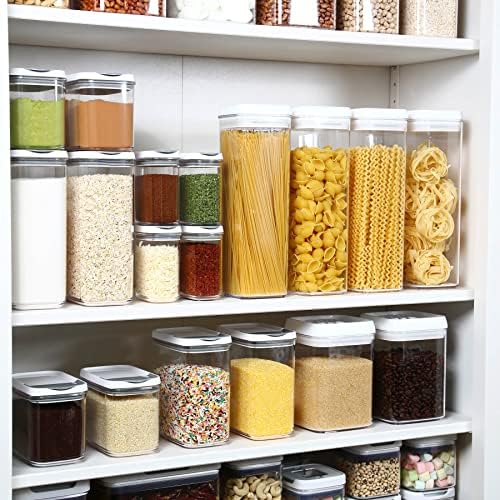 Felli Flip Tite TALL Storage Container with Lid 4" Air Tight Easy Open R...