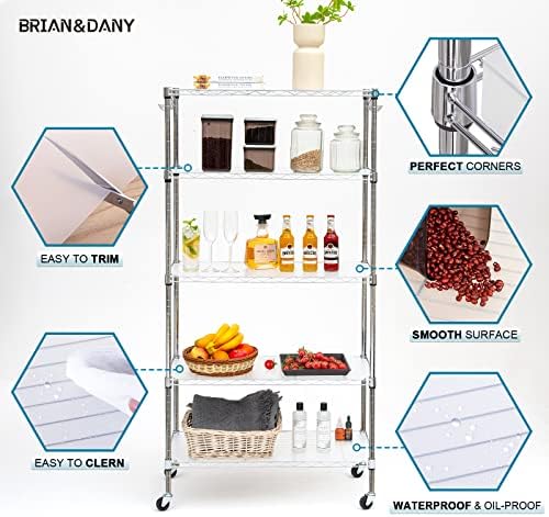 BRIAN & DANY Wire Shelf Liner 18" X 24", Heavy Duty Shelf Liner...