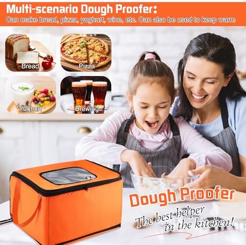 Bread Proofing Box with Heater, 41℉-122℉ Temperature and Timer Controller
