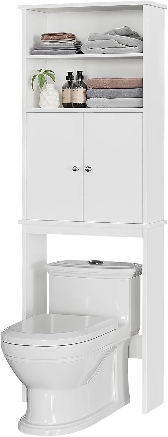 Extra Tall Over The Toilet Storage Cabinet for Bathroom, 75in Storage Organiz...