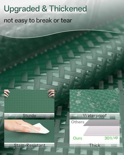GTJ Shelf and Drawer Liner for Kitchen Cabinet Non-Adhesive Non Slip
