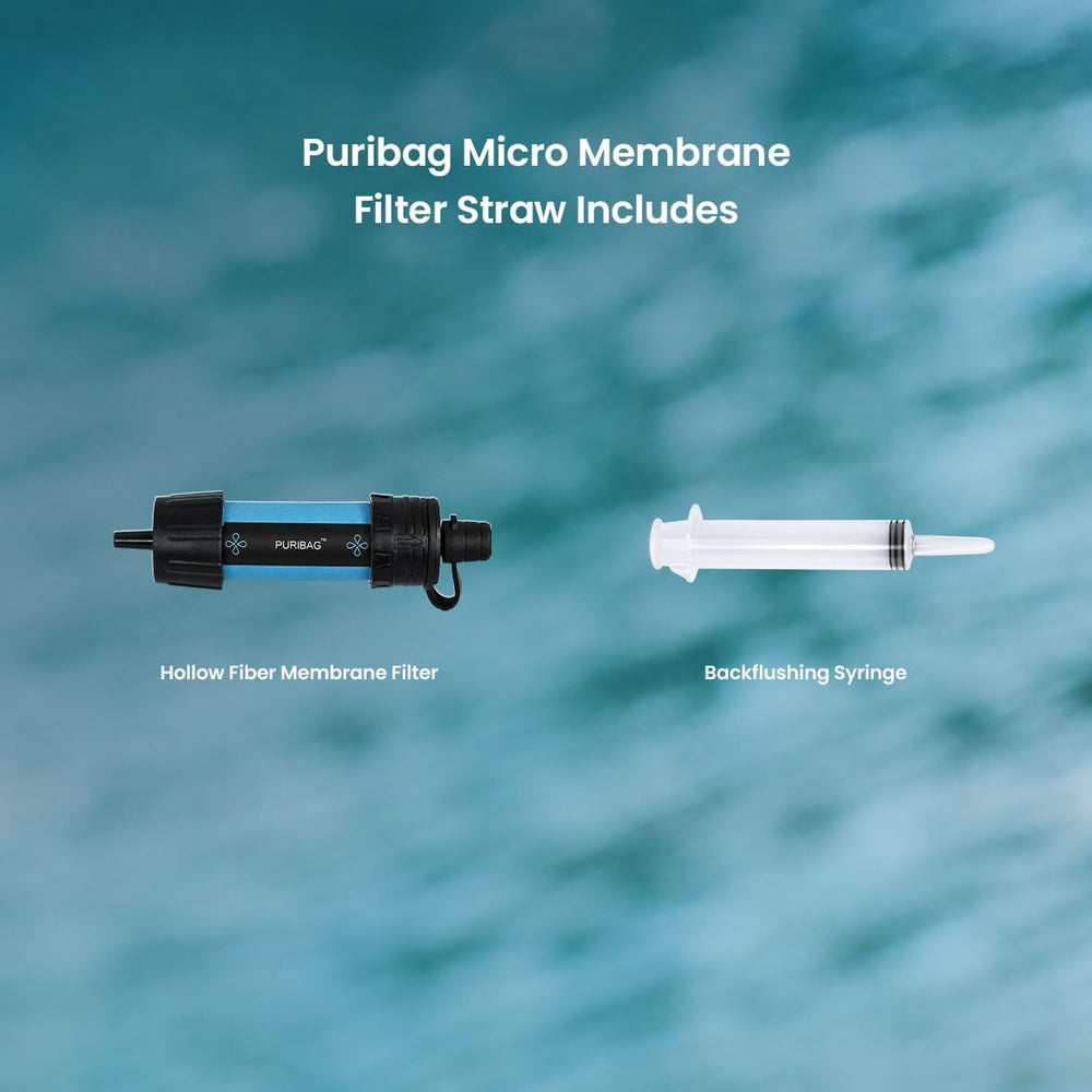 Puribag Micro Membrane Filter Straw Portable Water Filter