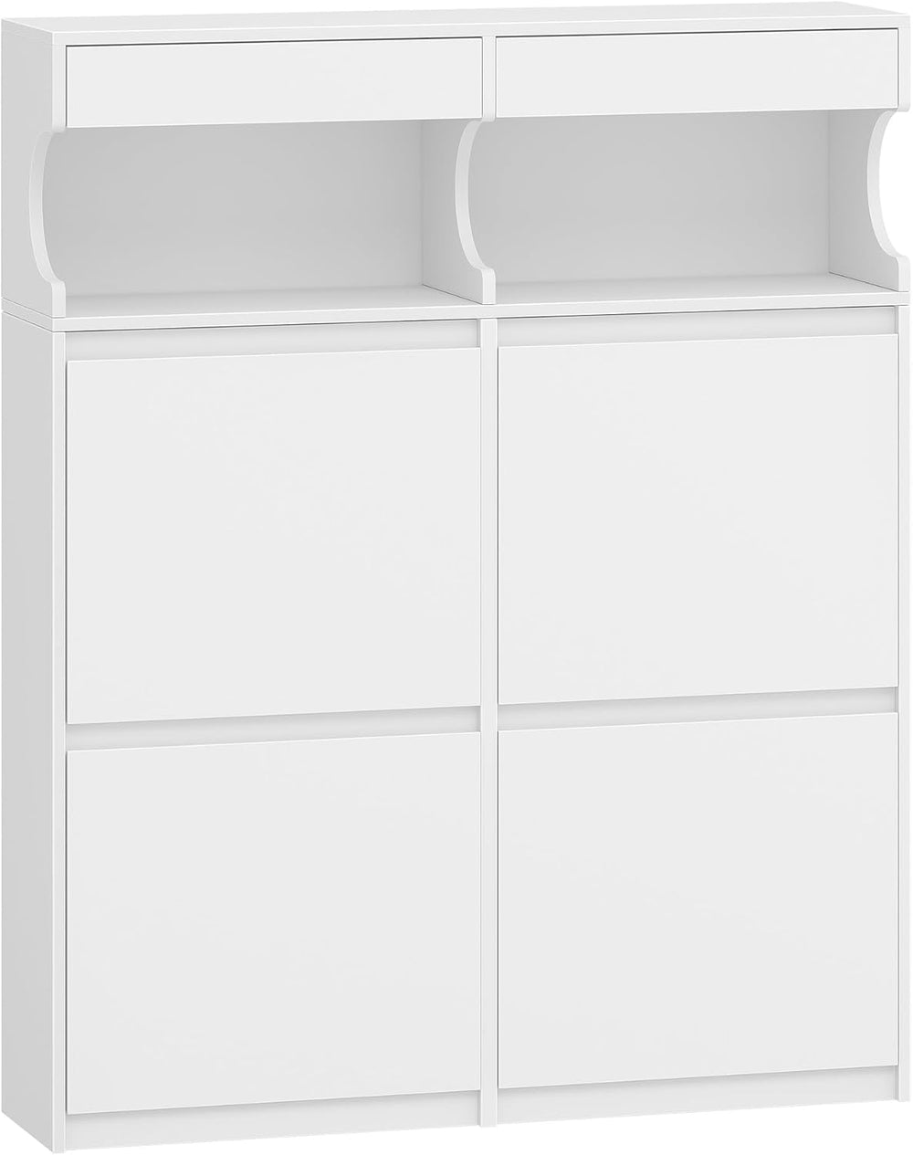 Hzuaneri Shoe Cabinet, Narrow Hidden Shoe Storage Cabinet for Entryway