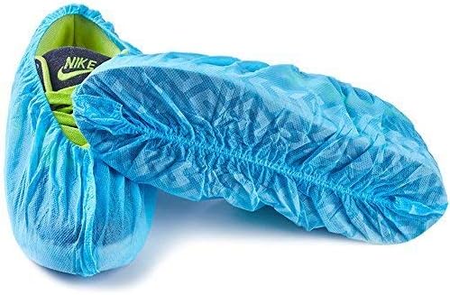G & F Products Disposable Boot & Shoe Covers, Non-Slip, Blue, XL, 500...