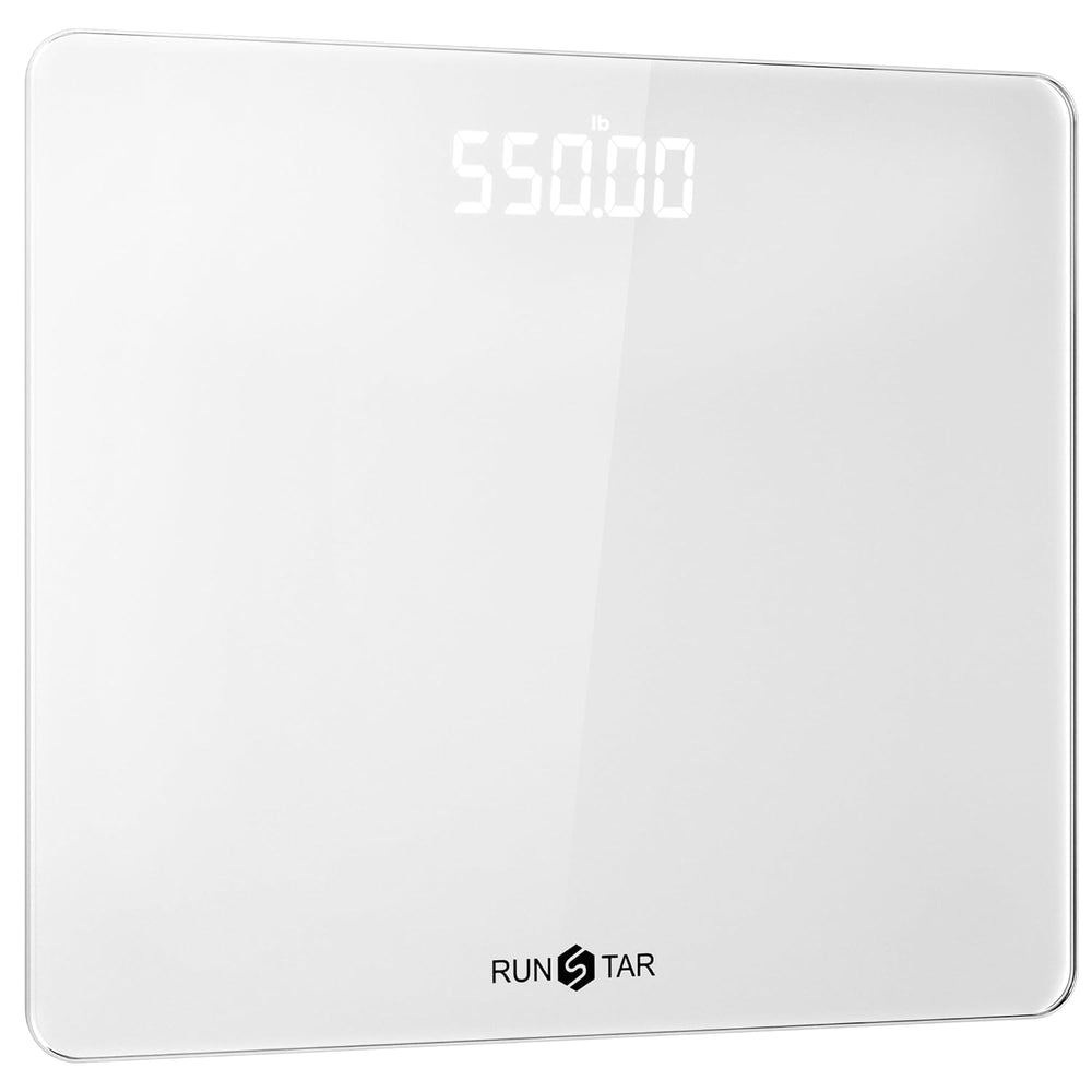 550lb Scale for Body Weight with Ultra-Wide Platform and Large LED Bezel-Less...