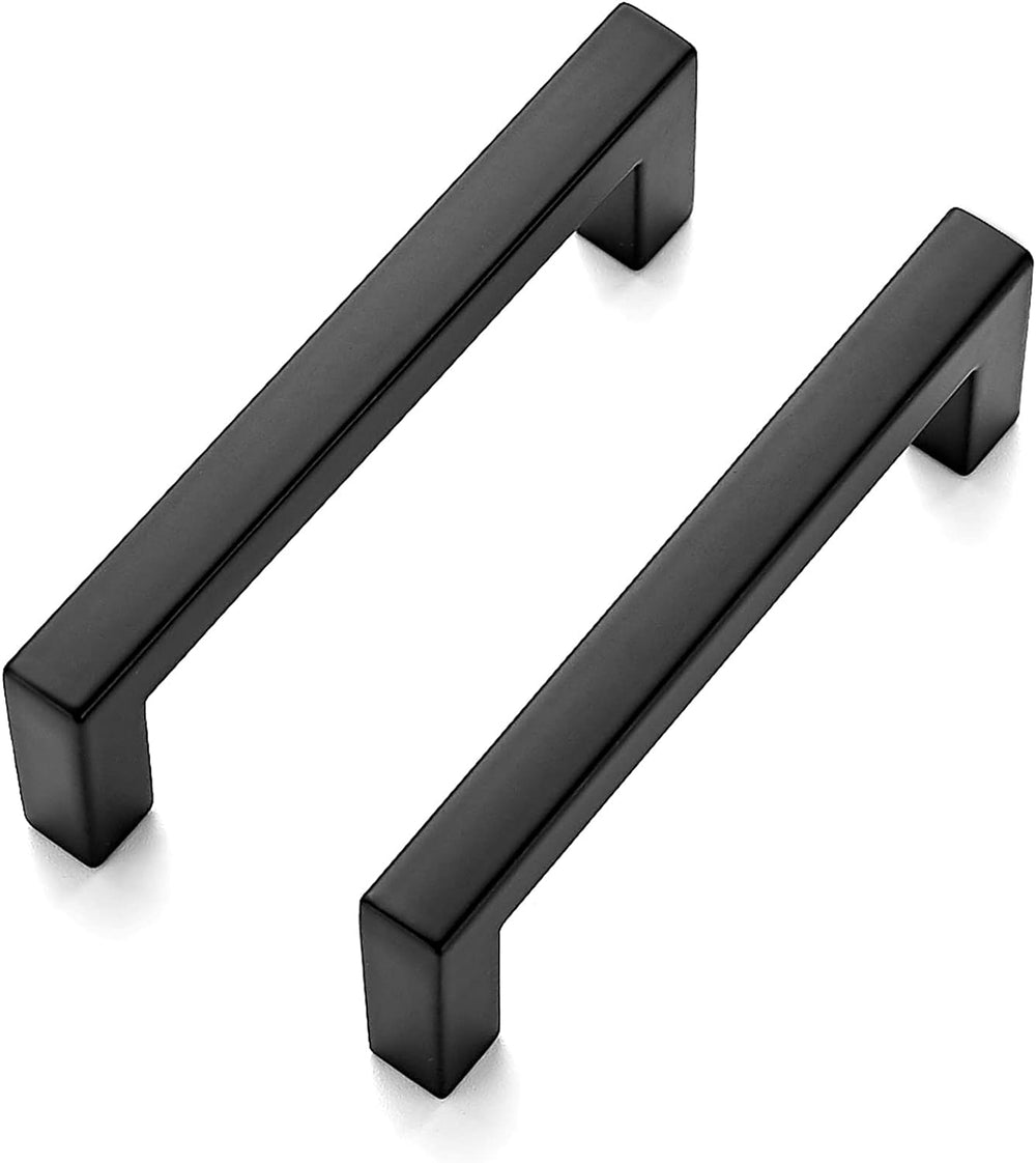 Ravinte Matte Black Cabinet Handles Solid Cabinet Pulls, 3 Inch CC, 50 Pack