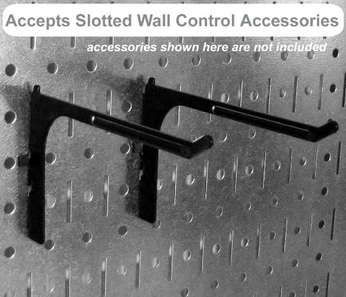 Wall Control Pegboard Organizer 4 ft. Metal Pegboard Standard Tool Storage Ki...
