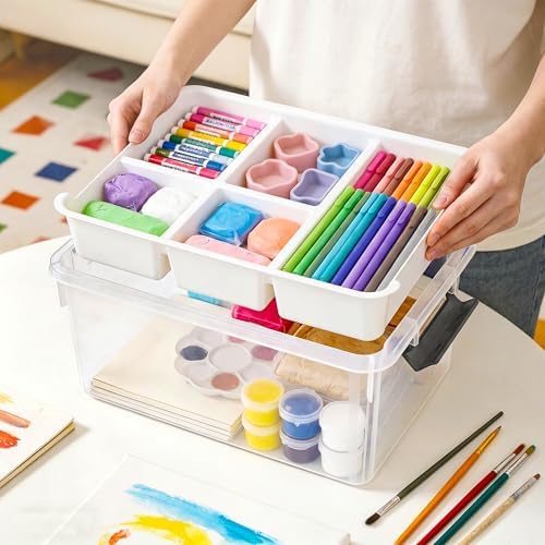 17 Qt Craft Storage Organizer, Craft Organizers and Storage Box