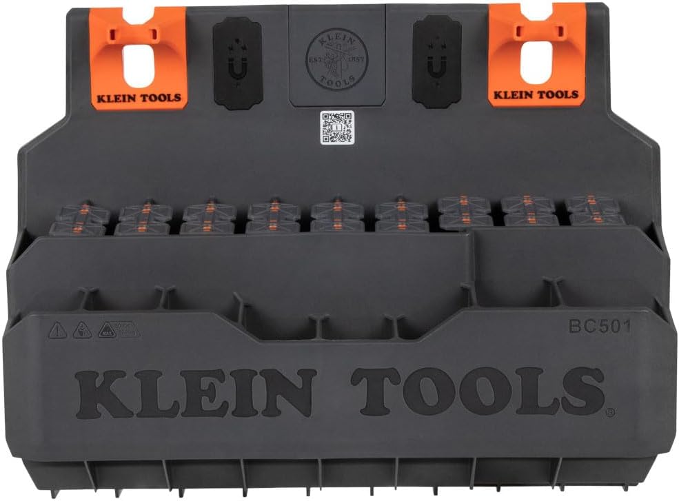 Klein Tools BC501S S-Hook Hard Tool Storage Module, 18 Compartments