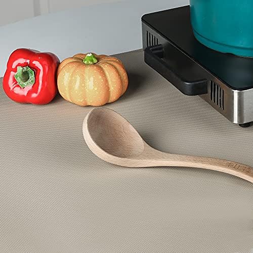 Kitchen Shelf Liner Drawer Liners, Non-Adhesive Refrigerator Liners Waterproo...