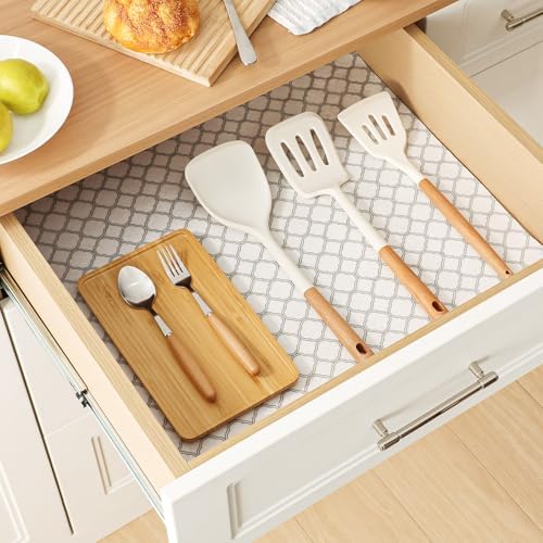 Cooyes Felt Shelf Liners for Drawer & Kitchen Cabinet, 12 Pack, 12"×...