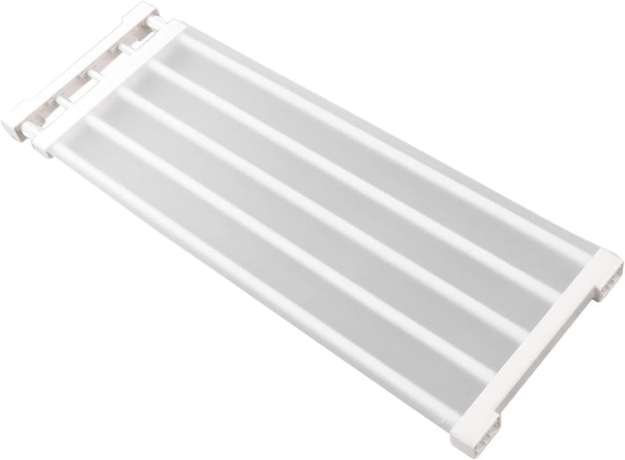 Expandable Closet Shelf, 20kg/44lb Load Adjustable Tension Rod Shelf Steel Tube Tension Shelf for Closet Locker Shelf Tension Shelves Closet Organizer Rack (75‑120cm / 29.5‑47.2in)